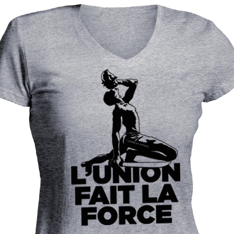 L Union Fait La Force tee Haiti Caribbean Apparel Negre Marron
