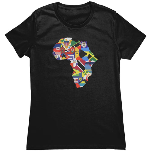 Africa Diaspora - Caribbean Edition - Ladies' Tshirt