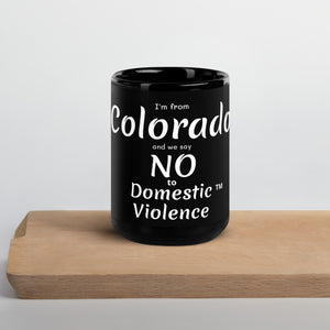 Black Glossy Mug - Colorado