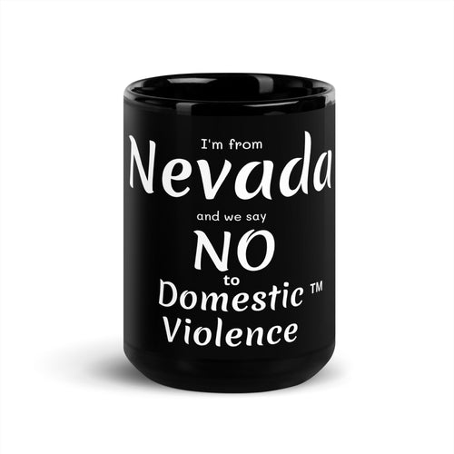 Black Glossy Mug - Nevada