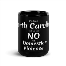 Black Glossy Mug - North Carolina