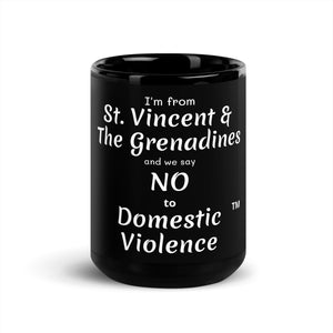 Black Glossy Mug - St. Vincent & the Grenadines