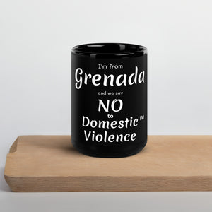 Black Glossy Mug - Grenada