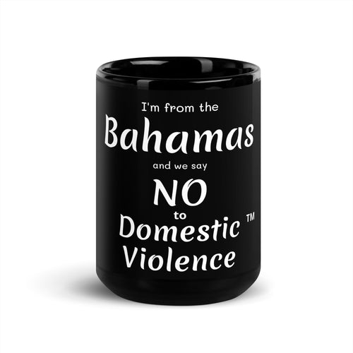 Black Glossy Mug - Bahamas