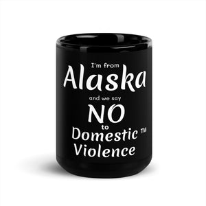 Black Glossy Mug - Alaska