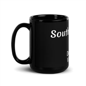 Black Glossy Mug - South Carolina