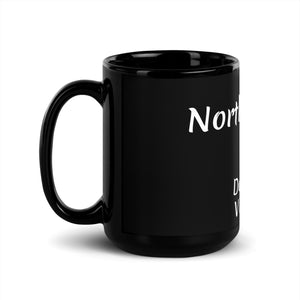 Black Glossy Mug - North Dakota