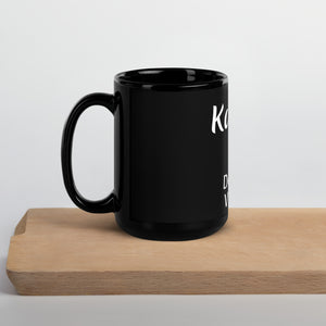 Black Glossy Mug - Kansas
