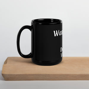Black Glossy Mug - Washington