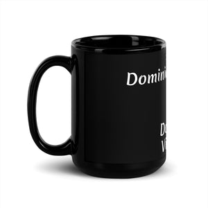 Black Glossy Mug - Dominican Republic