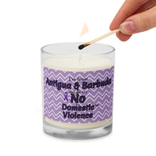 Glass jar soy wax candle - Antigua & Barbuda