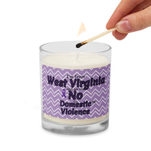 Glass jar soy wax candle - West Virginia