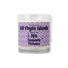 Glass jar soy wax candle - US Virgin Islands