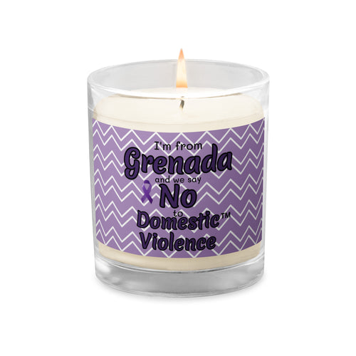 Glass jar soy wax candle - Grenada