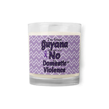 Glass jar soy wax candle - Guyana