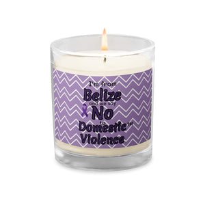 Glass jar soy wax candle - Belize