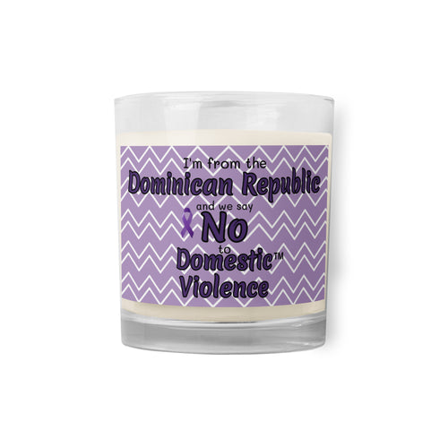 Glass jar soy wax candle - Dominican Republic