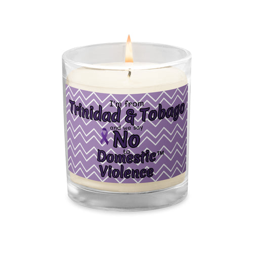 Glass jar soy wax candle - Trinidad & Tobago