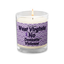 Glass jar soy wax candle - West Virginia