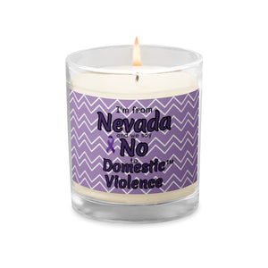 Glass jar soy wax candle - Nevada