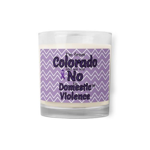 Glass jar soy wax candle - Colorado