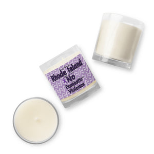 Glass jar soy wax candle - Rhode Island