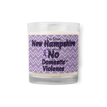 Glass jar soy wax candle - New Hampshire