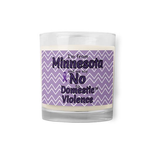 Glass jar soy wax candle - Minnesota