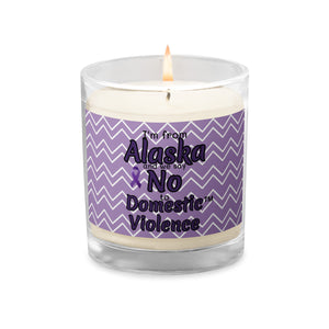 Glass jar soy wax candle - Alaska