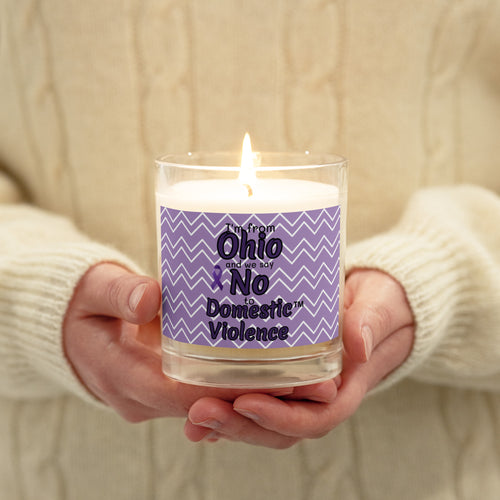 Glass jar soy wax candle - Ohio
