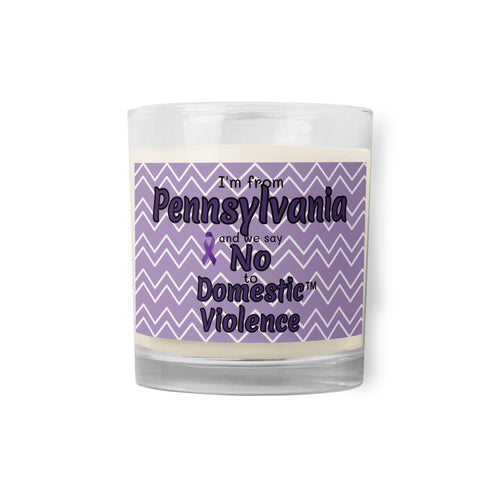 Glass jar soy wax candle - Pennsylvania