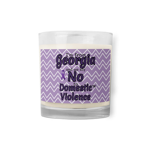 Glass jar soy wax candle - Georgia