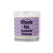 Glass jar soy wax candle - Illinois