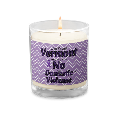 Glass jar soy wax candle - Vermont