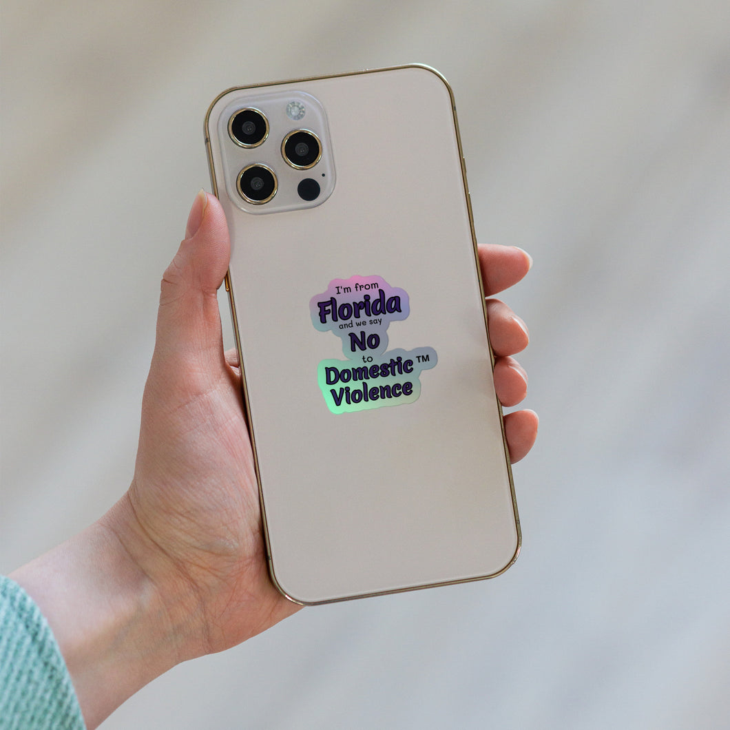 Holographic stickers - Florida