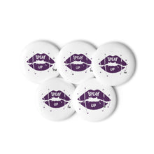 Set of Speak Up pin buttons