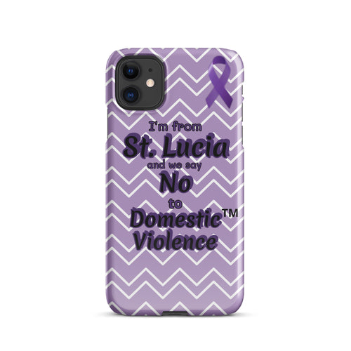 Snap case for iPhone® - St. Lucia