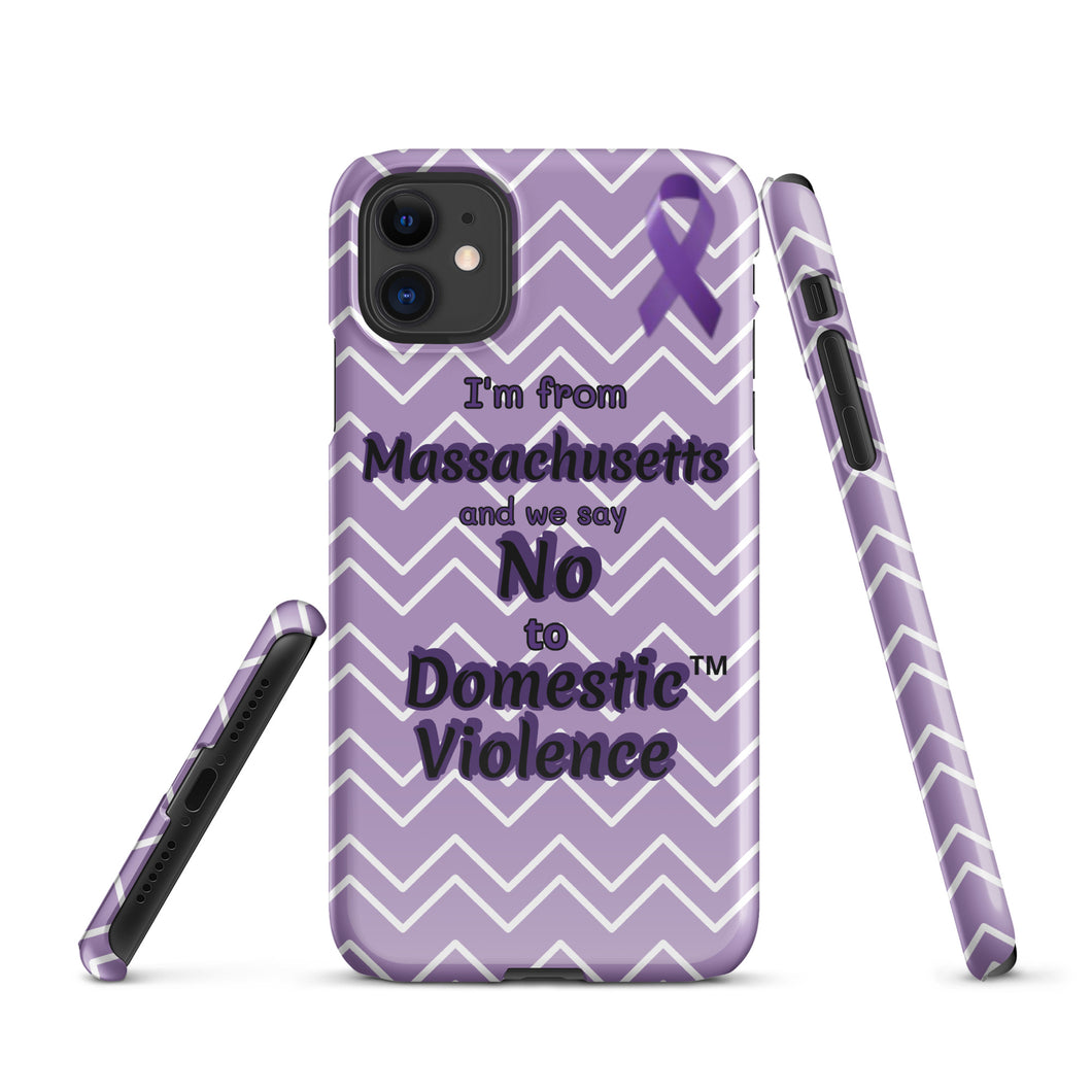Snap case for iPhone® - Massachusetts