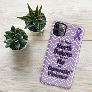 Snap case for iPhone® - North Dakota
