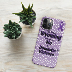 Snap case for iPhone® - Wyoming