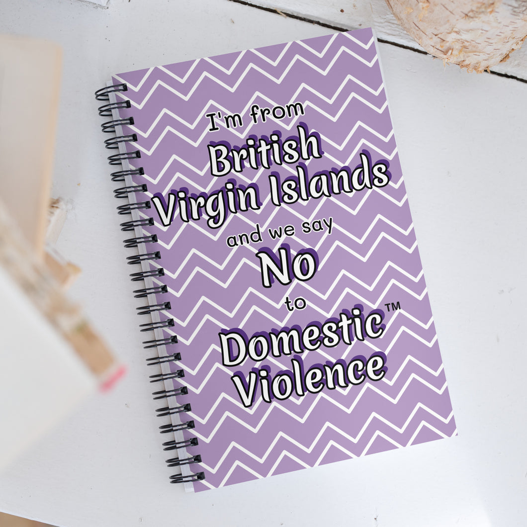 Spiral notebook - British Virgin Islands