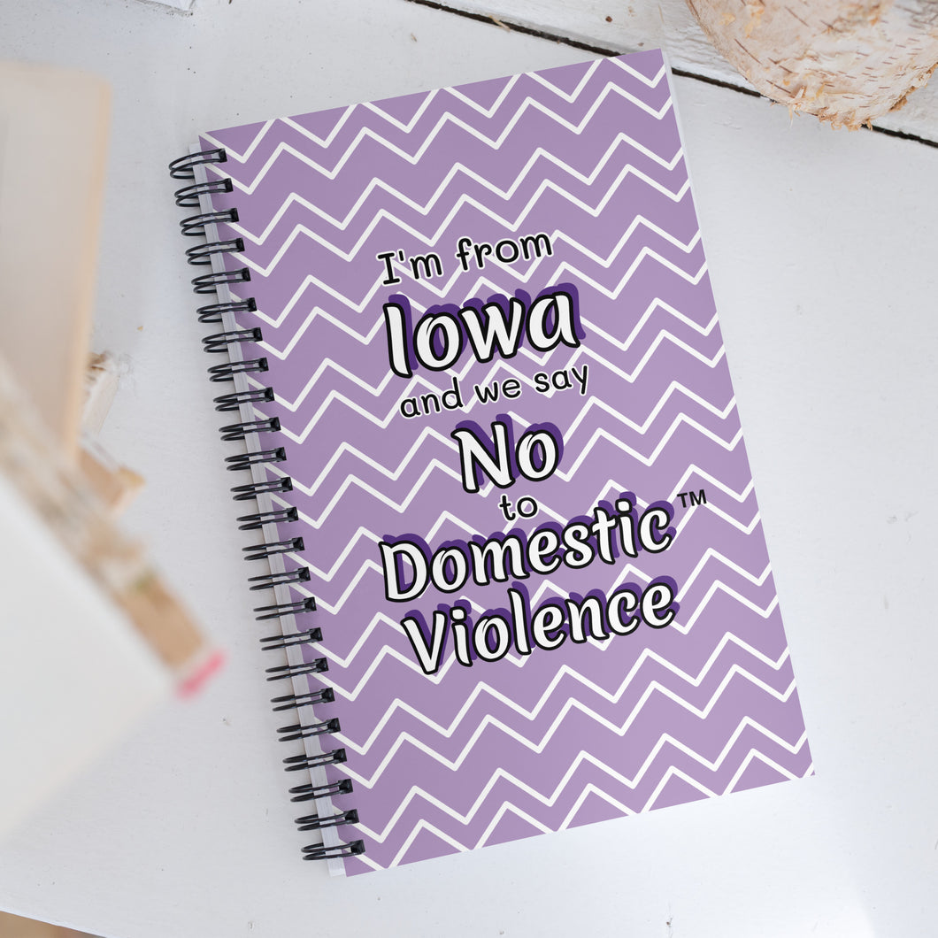Spiral notebook - Iowa