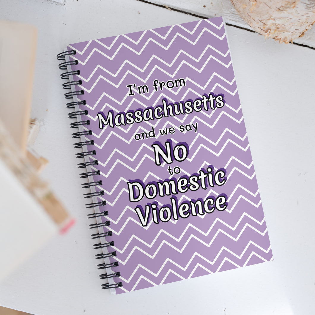 Spiral notebook - Massachusetts
