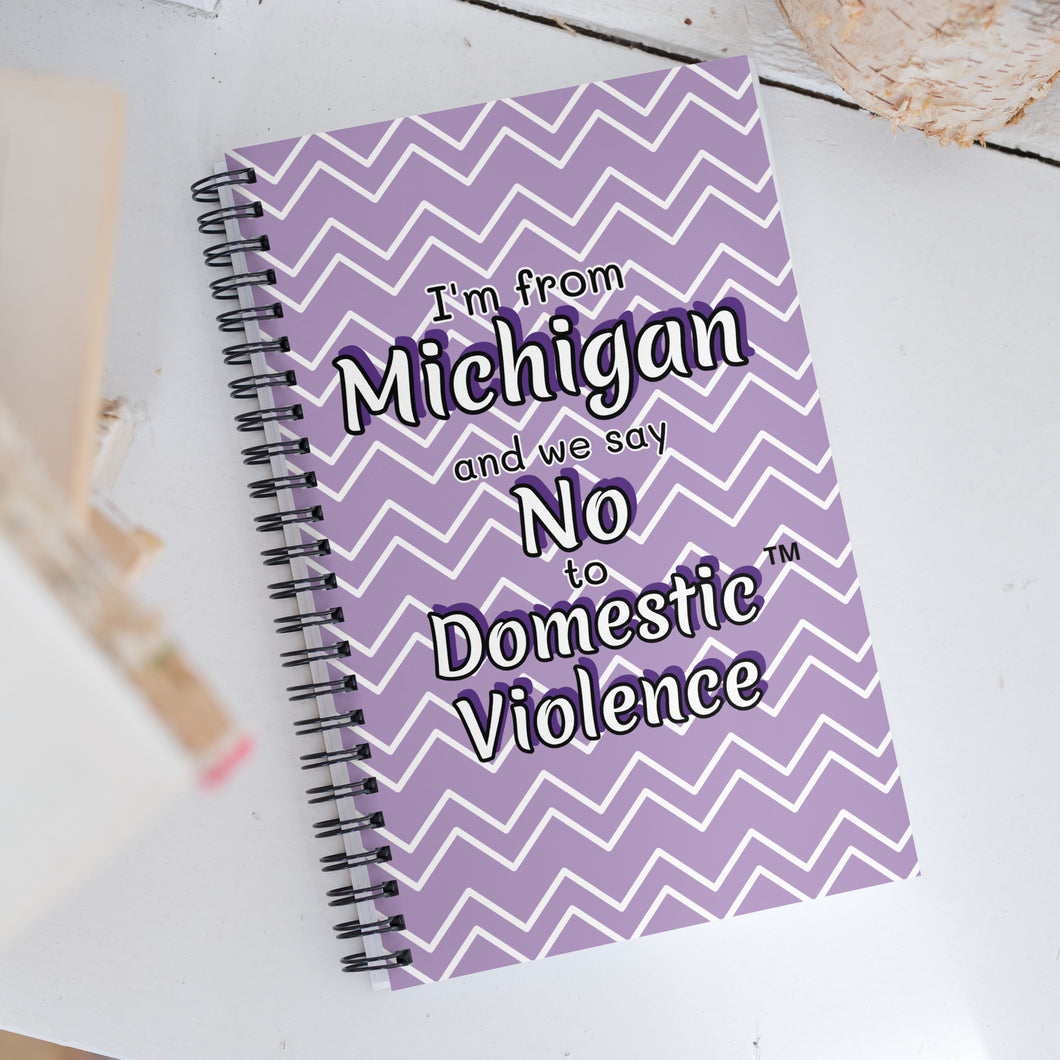Spiral notebook - Michigan