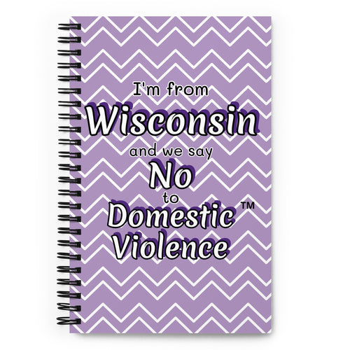 Spiral notebook - Wisconsin
