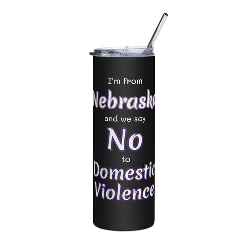 Stainless steel tumbler - Nebraska
