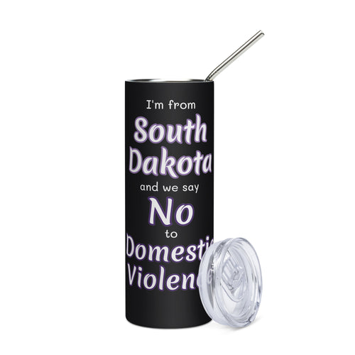Stainless steel tumbler - South Dakota