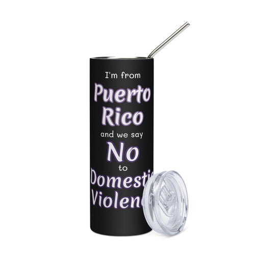 Stainless steel tumbler - Puerto Rico