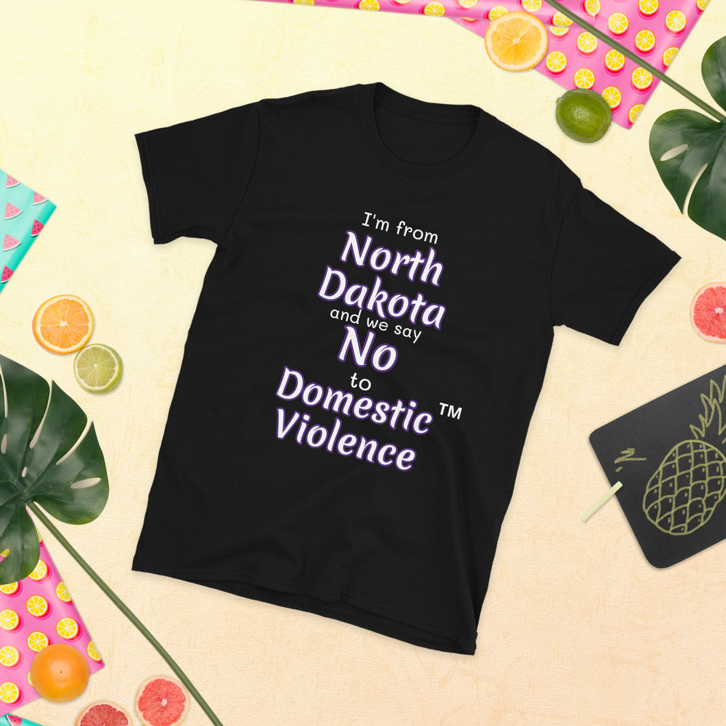 Short-Sleeve Unisex T-Shirt - North Dakota