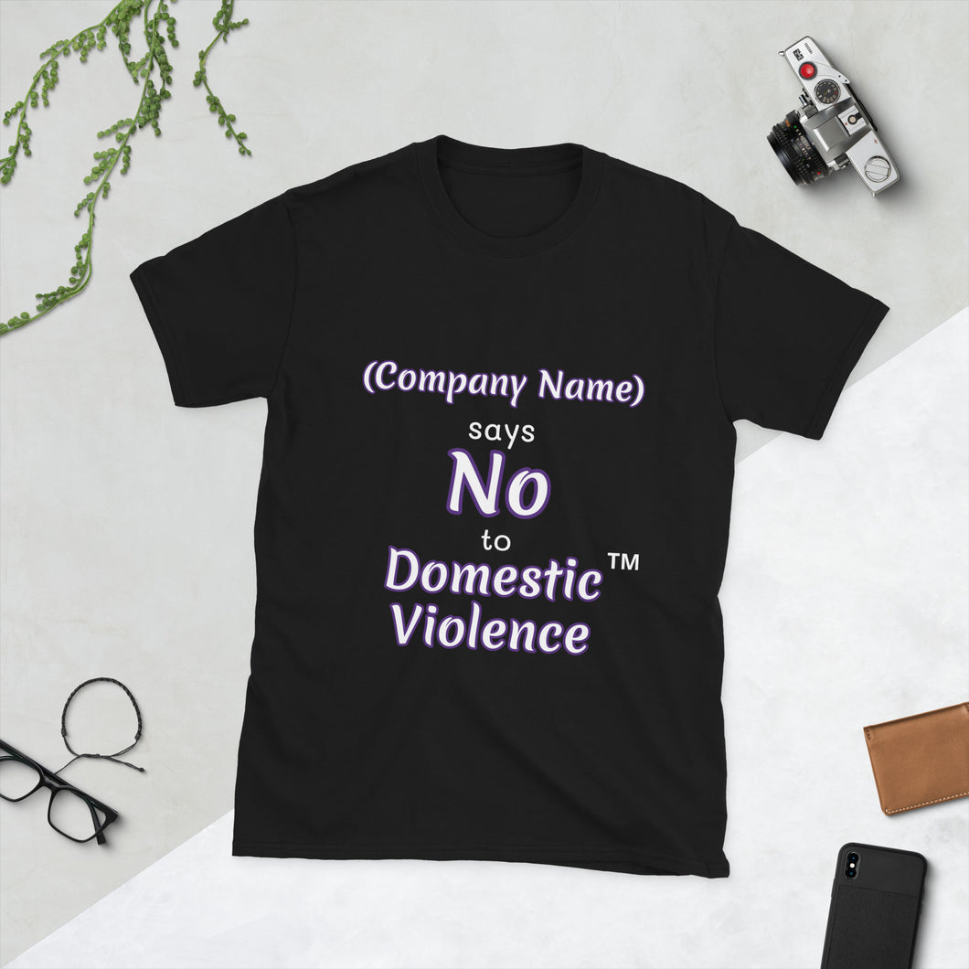 Short-Sleeve Unisex T-Shirt - Company (We say No) - Black